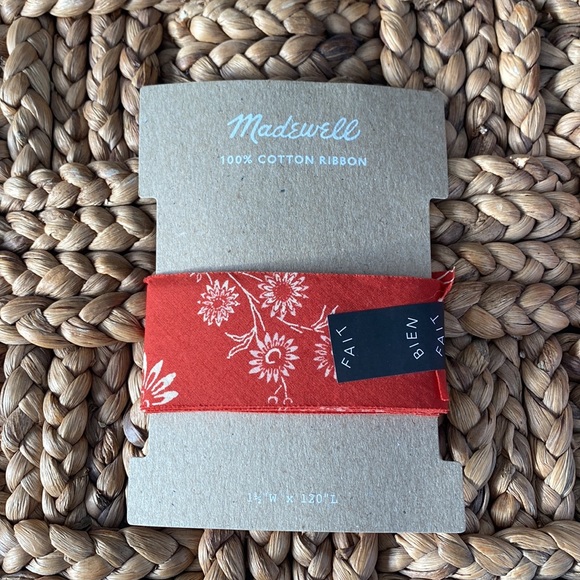 Madewell Upcycled Cotton Ribbon Etruscan clay - Picture 3 of 4